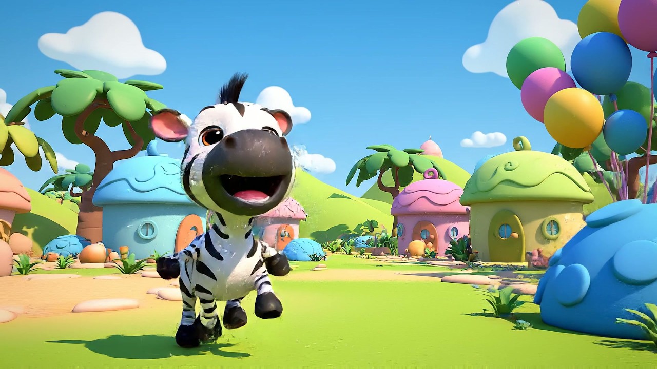 Baby Zebra Says Neigh Neigh Naa | Fun Animal Sounds & Safari Adventure