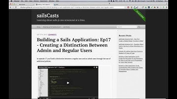 Building a Sails Application: Ep17a - Marshalling request parameters