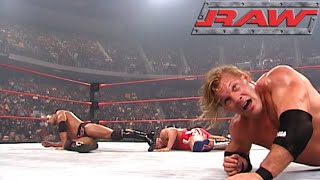 The Rock Vs Chris Jericho Vs Kurt Angle Part 2  Raw Is War