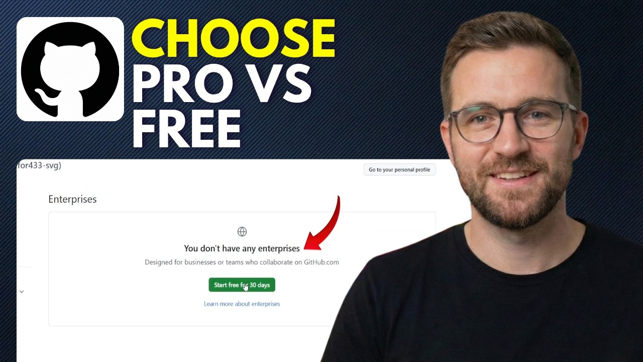 How to choose GitHub Pro vs free (Step By Step 2026) - YouTube