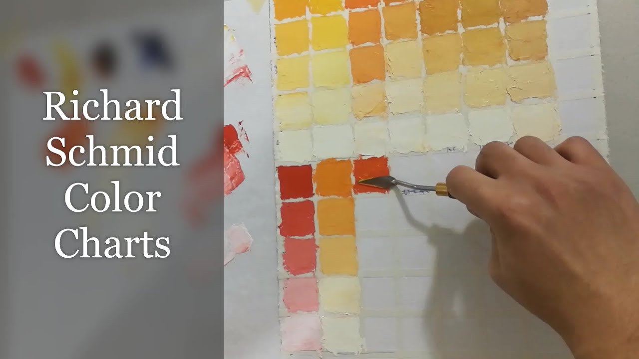 Learning to Mix Oil Paints Color Charts YouTube