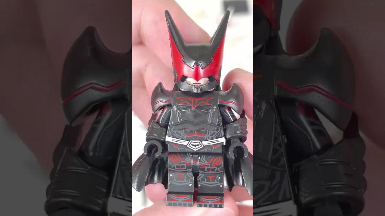 LEGO Batman | Hell Armored Batman | Hellbat Armor | Unofficial Lego Minifigure #Shorts