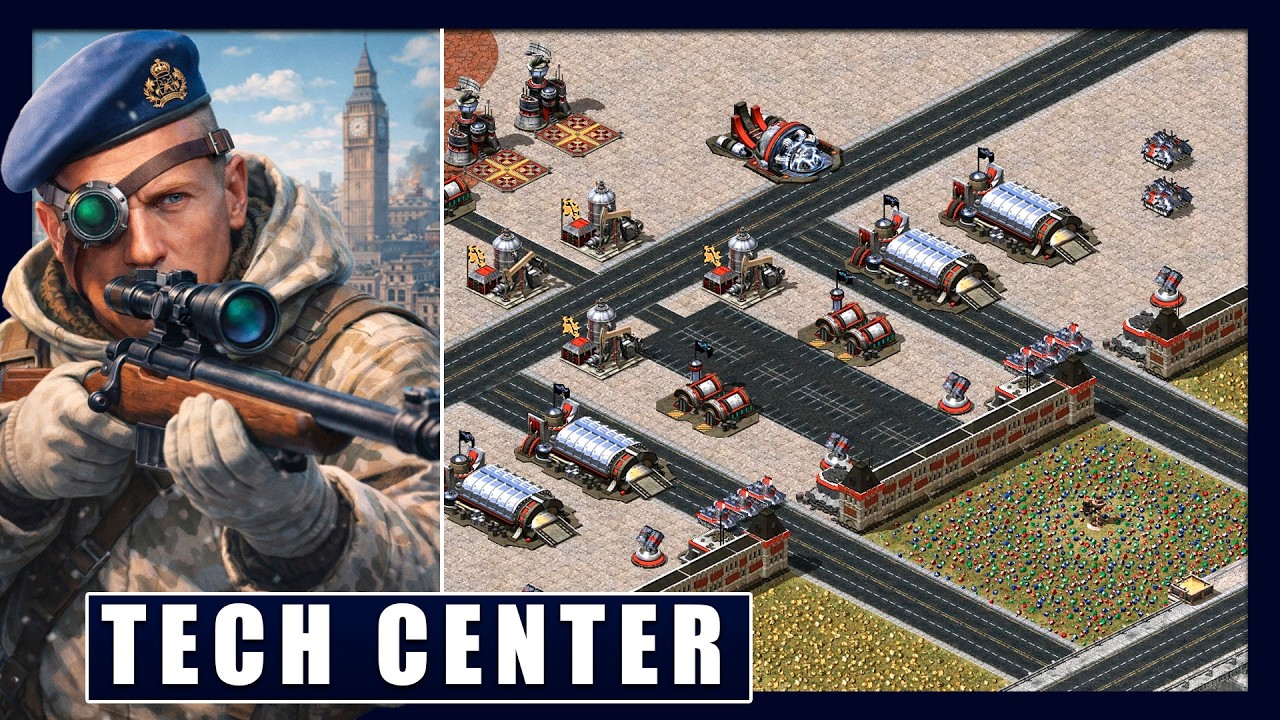 Red Alert 2 | The Power Of Allies | 1 vs 7 Brutal Ai + Superweapons