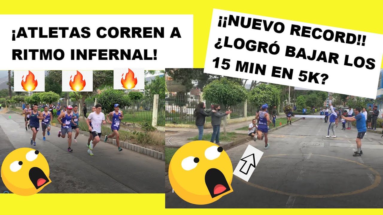 😱Carrera 5K Control Tigres de Lima Norte ¿BAJARON LOS 15MIN?😯