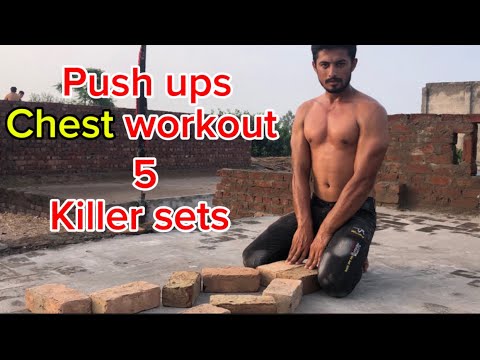 Push ups workout | Home Chest Workout | Bigger chest workout🏋️‍♀️💪👍 ...