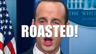 ROASTED! Trump's Nazi Adviser Stephen Miller gets roasted