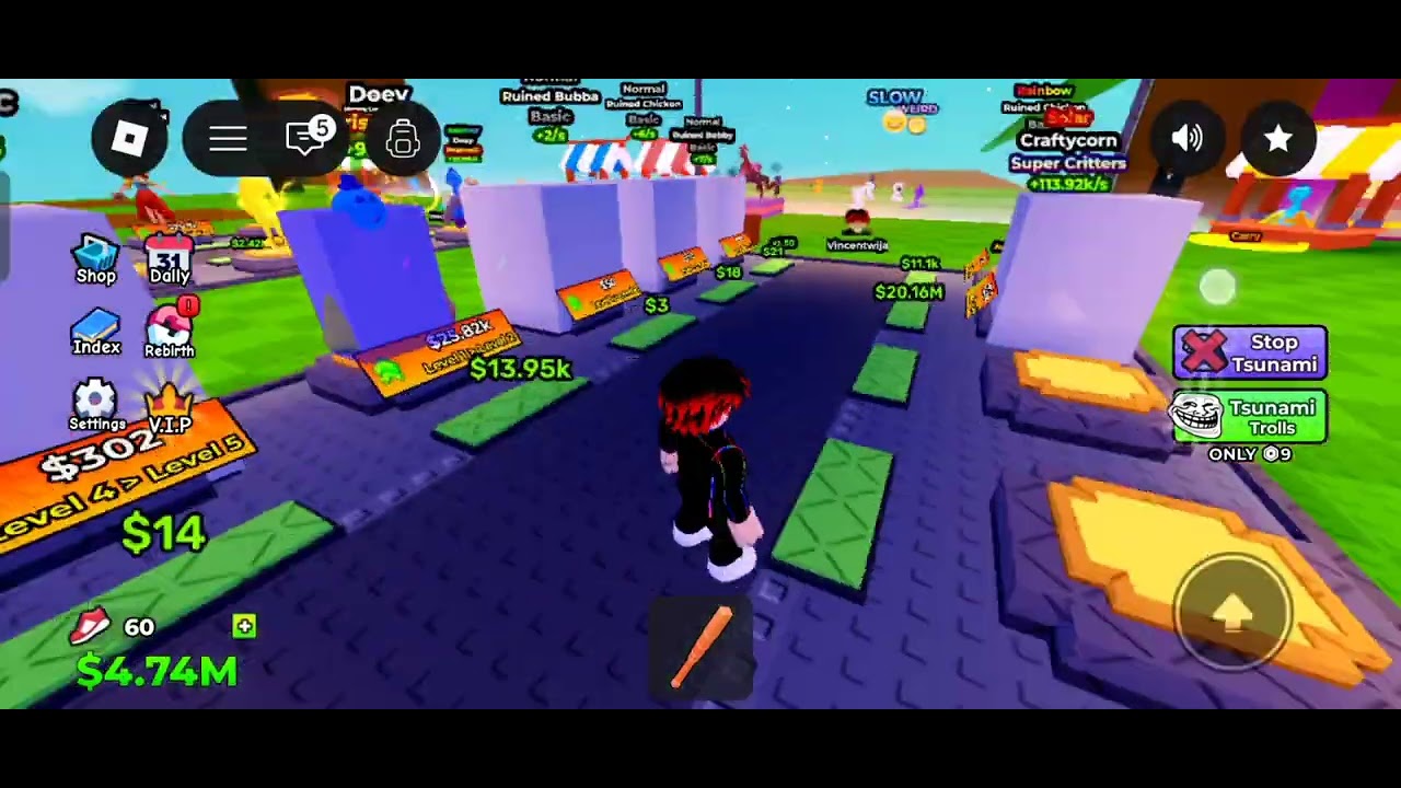 Roblox tsunami for Poppy playtime