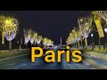 Winter Paris in Evening Lights  🇫🇷 Walking tour 