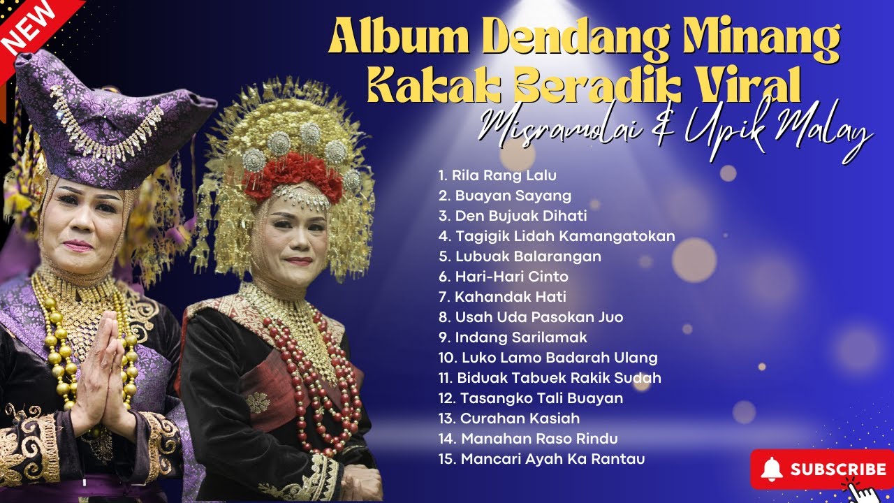 ALBUM DENDANG MINANG KAKAK BERADIK VIRAL – Misramolai \u0026 Upik Malay Full Album Terbaru 2024