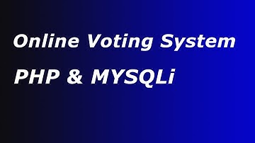 how to create voting system in php -  part-3
