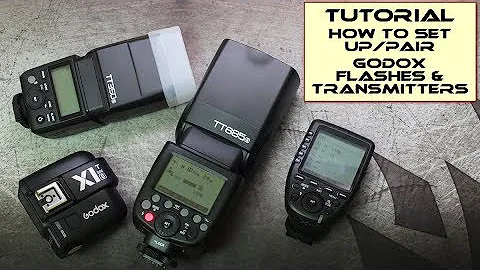 How to set up Godox Flashes/Transmitters for Wireless Radio Flash