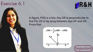 In figure, POQ is a line  Ray OR is perpendicular to line PQ | Important [Q5]