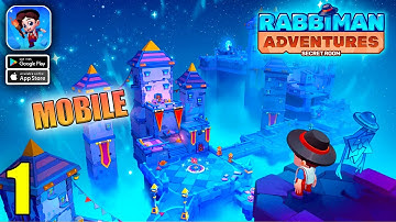 Rabbiman Adventures Gameplay Walkthrough Part 1 (iOS, Android)