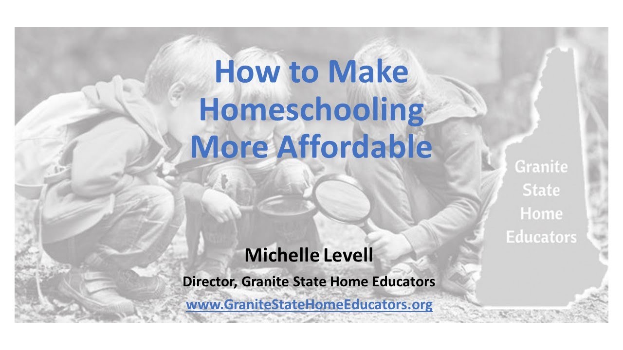 How to Make Homeschooling More Affordable - YouTube