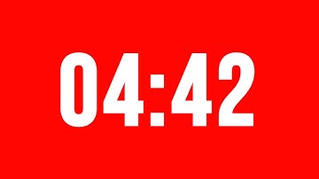 4 Minute 42 Second Timer With Alarm Without Music