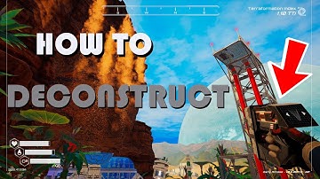 Planet Crafter How to Deconstruct