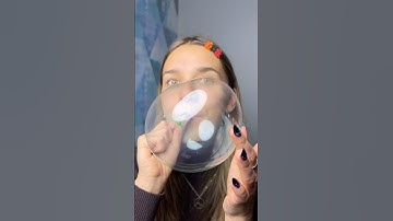 Giant glue bubble😳 #diy #testing #slime #nano #tutorial #lifehack