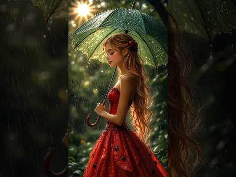 И не важно, что дождь #открытка #красота #арт #cute #нейросеть