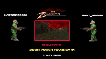 ZDaemon Duel - MAZter[iddqd] vs Maikl_Russia [Onsl2 Map01] (22:40)