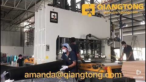 Melamine short cycle laminated press machine for pre-laminated MDF, Particle board, Chipboard