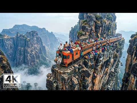 Impossible Places | World’s Most Dangerous Roads & Railways You Should Never Travel | 4K Documentary