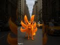 Kurama Appears in New York 🦊🔥 Naruto