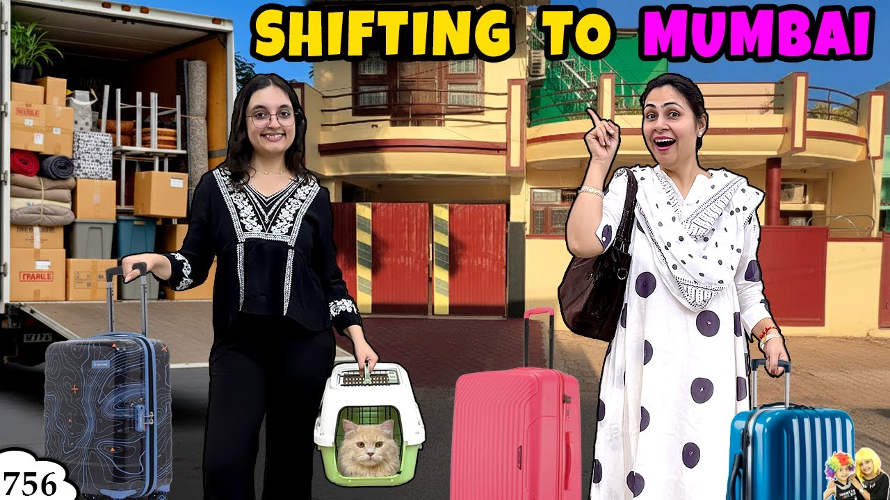 SHIFTING TO MUMBAI | Ep 756 | Aayu and Pihu Show
