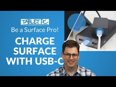 How to charge your Surface with a USB-C Cable - Old Video - See description for updated version