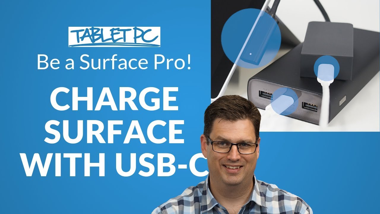 How to charge your Surface with a USB-C Cable - Old Video - See description  for updated version - YouTube