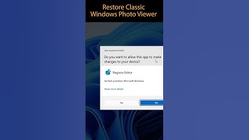 Restore Classic Windows Photo Viewer on Windows 10/11 #shortfeed#shortvideo#shortviral#techtutorial