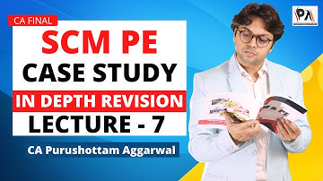 LECTURE 7 SCMPE CASE STUDY REVISION | CA FINAL COSTING NEW SYLLABUS | CA PURUSHOTTAM AGGARWAL