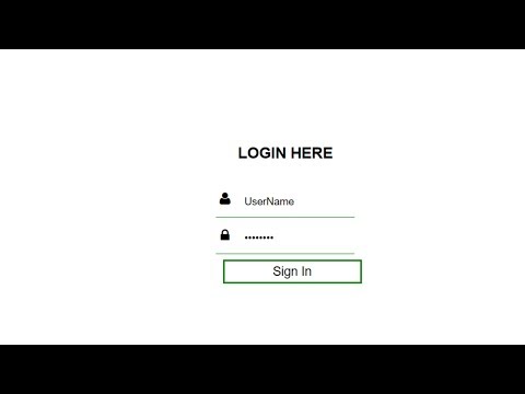 Animated Login Form Using Only HTML & CSS || By OnlyCode