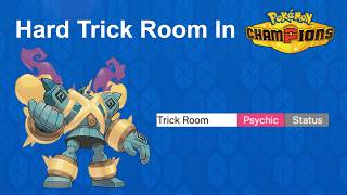 I Used Hard Trick Room In Pokémon Champions