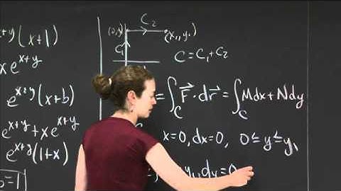 Potentials of gradient fields | MIT 18.02SC Multivariable Calculus, Fall 2010