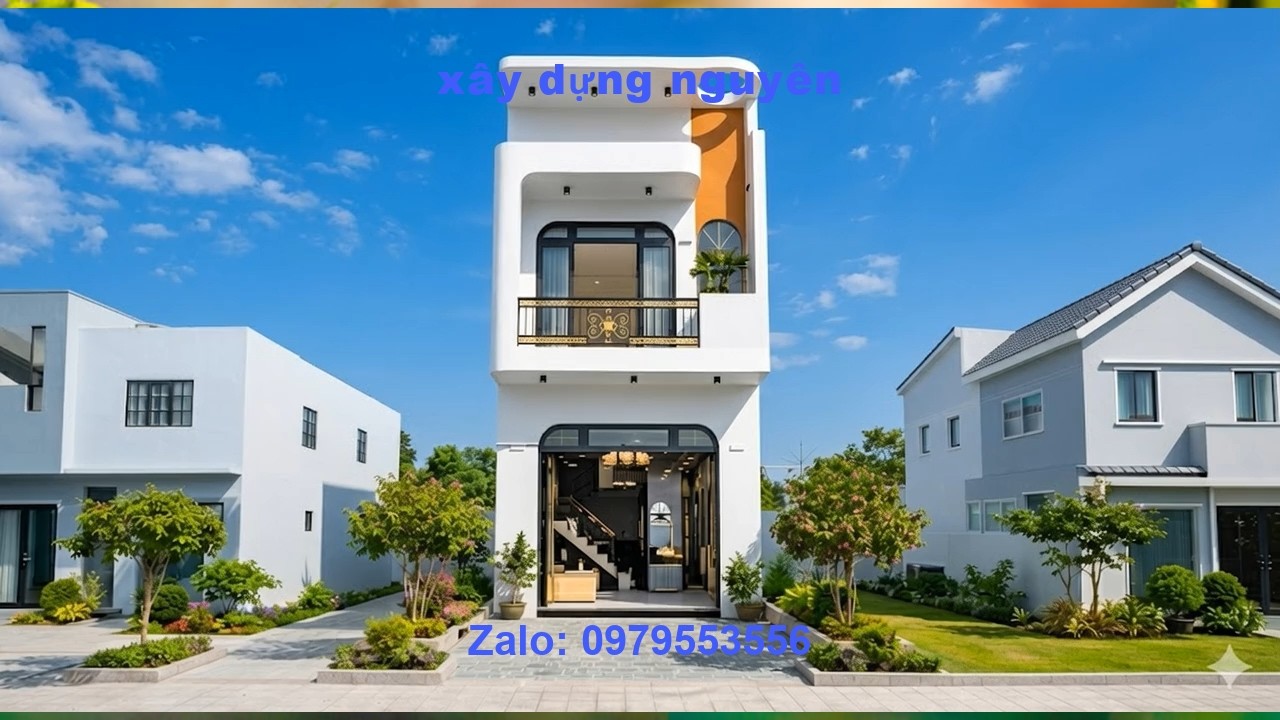 Mẫu Nhà Ống 1 Trệt 1 Lầu Diện Tích 4x20m Thiết Kế 3 Phòng Ngủ #nha2tang