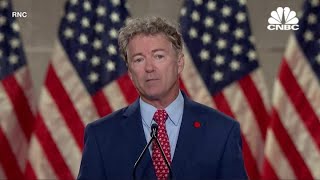 Senator rand paul delivers remarks at the 2020 republican national
convention. for access to live and exclusive video from cnbc subscribe
pro: https:...