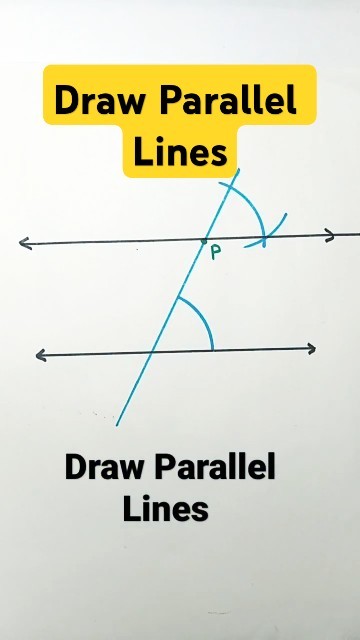 Construction Of Parallel lines | Practical Geometry