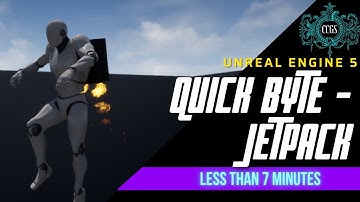 Unreal Engine Tutorial Quick Byte - Jetpack in 7 minutes #unrealengine #ue4 #ue5