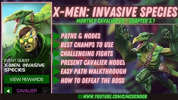 X-MEN: Invasive Species - Cavalier Event Quest - Chapter 3.1 - Sauron - MCOC - Jan 2022