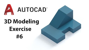 AutoCAD 3D Modeling - Exercise #6 - Basic to Advance in Hindi