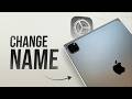How to Change Your Name in Settings iPad (tutorial)