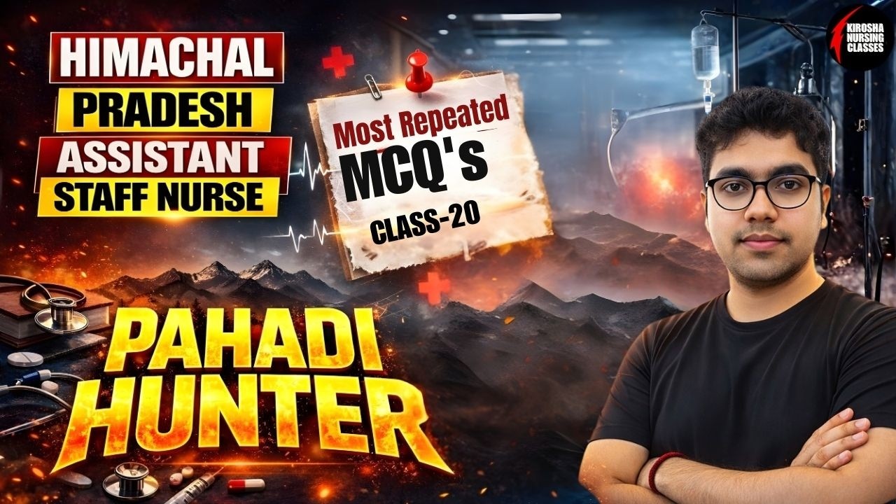 Himachal Pradesh Assistant Staff Nurse 2025 Most repeated MCQs | HP Nursing Exam Preparation