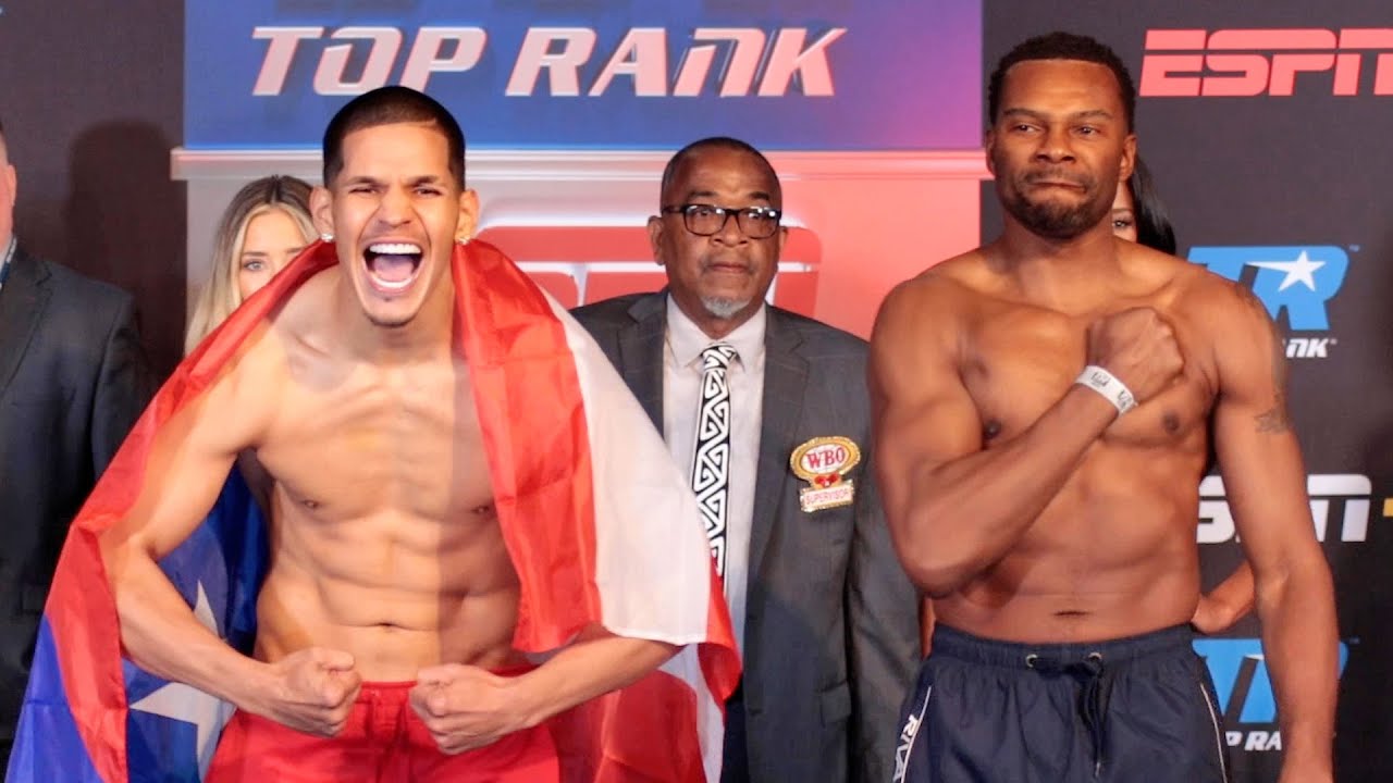 Edgar Berlanga 167.4 Vs. Steve Rolls 167.8 - Weigh-in Results - Boxing News  24