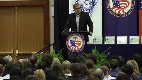 John Tinker Speaks at the 2019 We the People National Finals