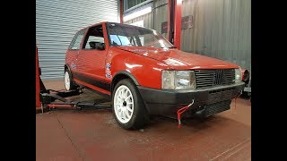 Fiat Uno Turbo i.e. Racing - New 15" x 7" Wheels Look Awsome!