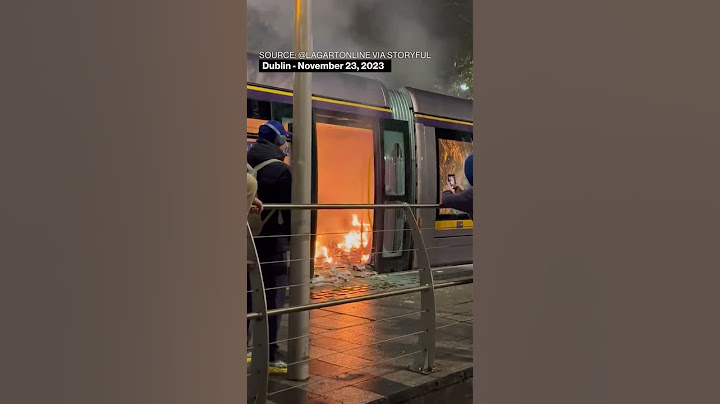 Dublin engulfed by violence after stabbing near school #dublin #protests #ireland