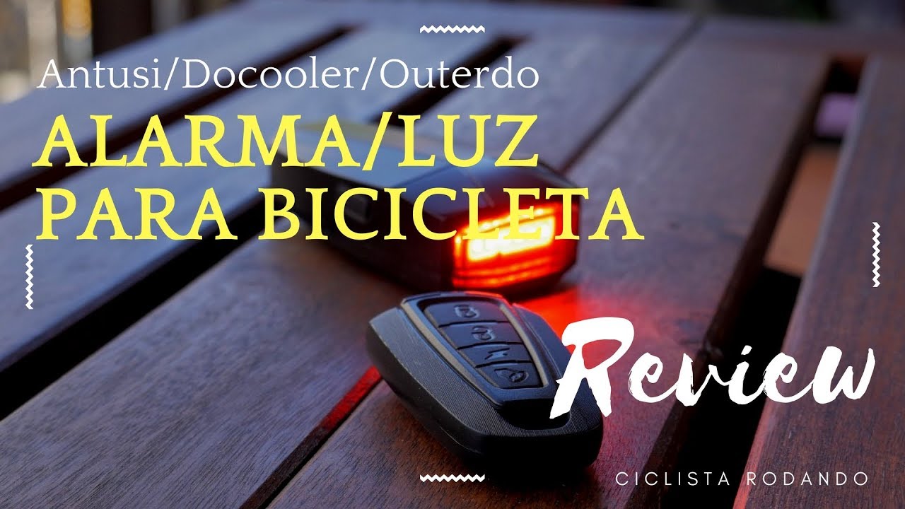 Alarma Bicicleta económica con luz trasera - Review 