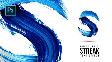 How to Create Streak Paint Text Effect in Photoshop - Photoshop Tutorials