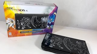 Pokemon Sun and Moon | Solgaleo Lunala Black Edition New Nintendo 3DS Unboxing -