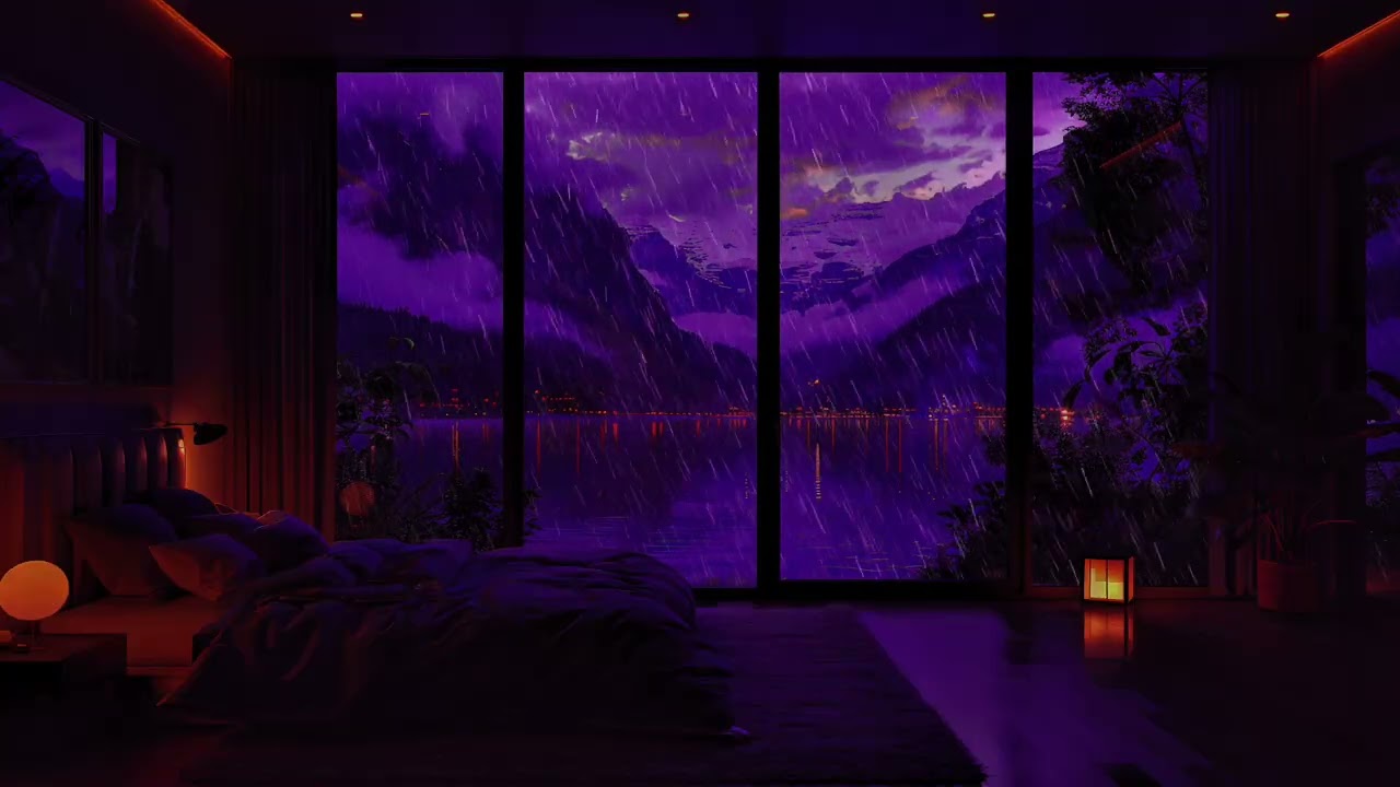 Rain Sounds at Night | Cozy Rainstorm for Deep Sleep & Relaxation (No Ads)